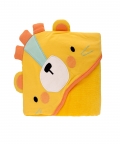 Baby Moo Lion Yellow Animal Hooded Towel