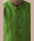 Half Sleeve Printed Shirt With Mandarin Collar