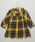 Cotton Full Sleeves Checks Top With Frill Detailing