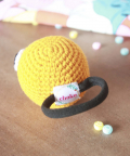 Handmade Crochet Emoji Ponytail Holders 