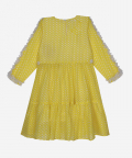 Countryside Charm Dress Yellow And Tiny Clouds
