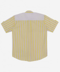 Classique Shirt Lavender And Yellow Stripes