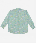 Classique Shirt Scattered Dots And Dinosaurs
