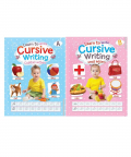 Capital & Small Letters Cursive Writing Book For Children Age 3-5 Years-Handwriting Practice Book