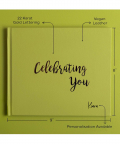 Celebrating You - Birthday Book  - Celery Green