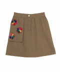 Easy Breezy Skirt-Brown Beige