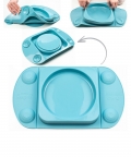  MinimaxMat Teal Weaning Suction Plate