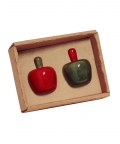 Handcrafted Fridge Magnet -Apple Set | Wooden Fridge Magnets