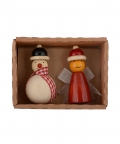 Handmade Snowman & Fairy Fridge Magnets