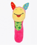 Smiling Star Pink Rattle