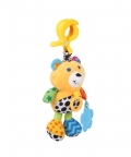 Animal Yellow Hanging Pulling Toy With Teether