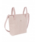 Flower Mellow Pink Stroller Caddy Diaper Changing Bag 
