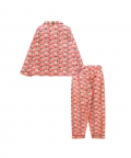 Personalised Pug World Pajama Set For Kids