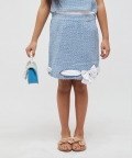 Peppy Blue Skirt