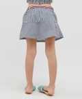 Striped Navy Blue Skirt