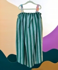 Lush Striped Tie-Up Maxi Dress