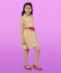 Frock Style Dress With Bow Style Straps