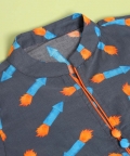 Grey Rocket Kurta Pajama Set 