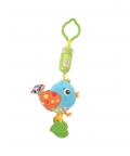 Chirpy Birdy Blue Hanging Musical Toy
