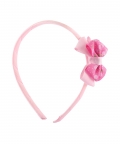 Polka Dot Pink Headband Set