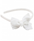 Plain White Headband Set