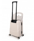 Mist Grey Ride On Trolley Carry-On Luggage 18 Inches