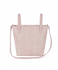 Flower Mellow Pink Stroller Caddy Diaper Changing Bag 