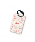 Personalised Doodle Heart Luggage Tag
