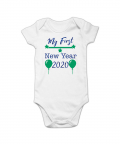 First New Year Balloon Romper