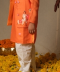 Orange Pichwai Bandi Set 