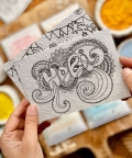 Rangrez - Holi Art Kit| Seed Paper Art Postcards | Gift Set