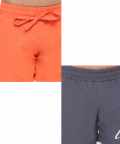 Orange & Grey Reversible Shorts