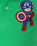 Polo T -shirt with Captain America motif