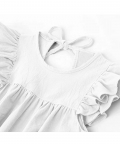 Ivory 100% Organic Sleeves Nightdress