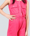 Jelly Jones Rose Pink Knits Jump Suit
