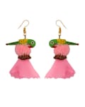 Baby Pink Cloth Parrot Hangings