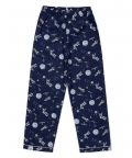 Space Print Cotton Long Sleeve Kids Night Suit