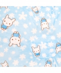 Baby Moo Bunny Blue Baby Pillow