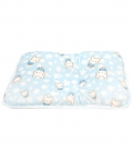 Baby Moo Bunny Blue Baby Pillow