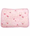 Baby Moo Bunny Pink Baby Pillow