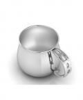 Sterling Silver Baby Cup With An Abc Handle (65 gm)