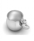 Sterling Silver Baby Cup With A Duck Handle (65 gm)