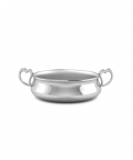 Sterling Silver Bowl For Baby And Child-Heart Feeding Porringer (95 gm)