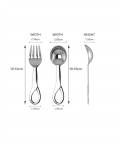 Sterling Silver Baby Spoon & Fork Set-Sophie (25 gm)