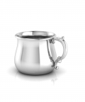 Sterling Silver Baby Cup-Bulge With A Victorian Handle (65 gm)
