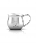 Sterling Silver Baby Cup-Bulge With Teddy Embossed (67 gm)