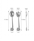 Sterling Silver Baby Spoon & Fork Set-The Elephant Set (40 gm)