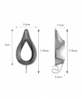 Sterling Silver Baby Feeder-Flat Medicine Porringer With A Curve Handle (22 gm)