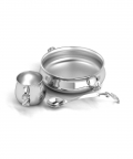 Sterling Silver Dinner Set For Baby And Child-123 Numbers Feeding Set (188 gm)