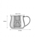 Silver Plated Baby Cup With Embossed Star